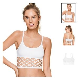 New VS Pink Cool & Comfy Fishnet Bralette